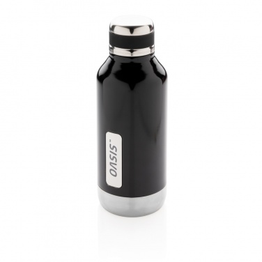 Logotrade corporate gift picture of: Leak proof vacuum bottle with logo plate