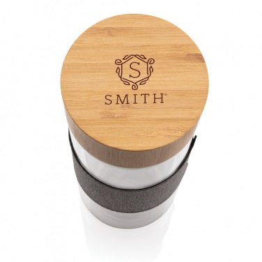 Logotrade promotional products photo of: Impact double wall borosilicate glass bottle