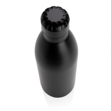 Logo trade promotional items picture of: Solid colour vacuum stainless steel bottle 1L