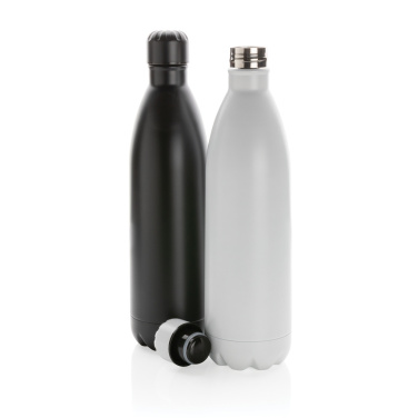 Logotrade promotional product image of: Solid colour vacuum stainless steel bottle 1L