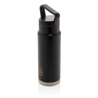 Logo trade promotional merchandise picture of: Leakproof vacuum on-the-go bottle with handle