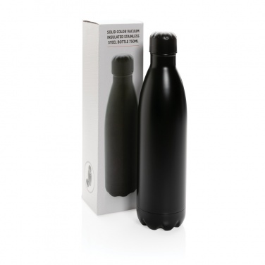 Logotrade corporate gift image of: Solid colour vacuum stainless steel bottle 750ml
