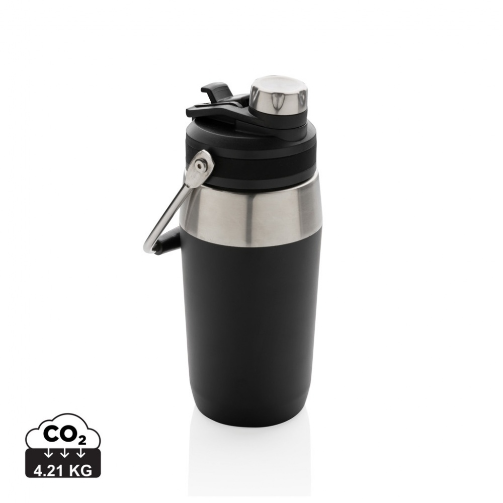 Logotrade promotional product image of: Vacuum stainless steel dual function lid bottle 500ml