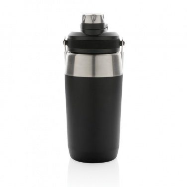 Logo trade promotional giveaways image of: Vacuum stainless steel dual function lid bottle 500ml
