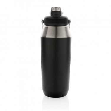 Logo trade advertising products picture of: Vacuum stainless steel dual function lid bottle 1L
