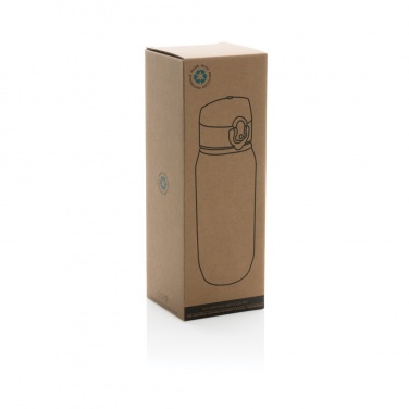 Logo trade promotional giveaway photo of: Yide RCS Recycled PET leakproof lockable waterbottle 600ml