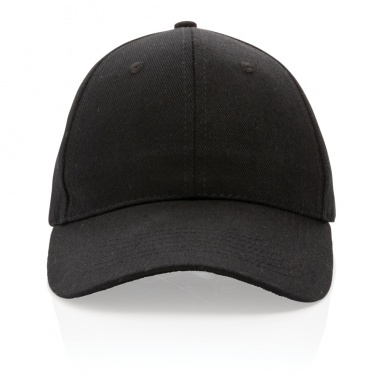 Logo trade promotional merchandise picture of: Impact 6 panel 280gr Recycled cotton cap with AWARE™ tracer