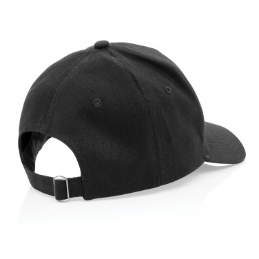 Logo trade corporate gifts picture of: Impact 5panel 280gr Recycled cotton cap with AWARE™ tracer
