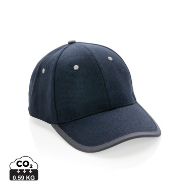 Logo trade promotional products image of: Impact AWARE™ Brushed rcotton 6 panel contrast cap 280gr