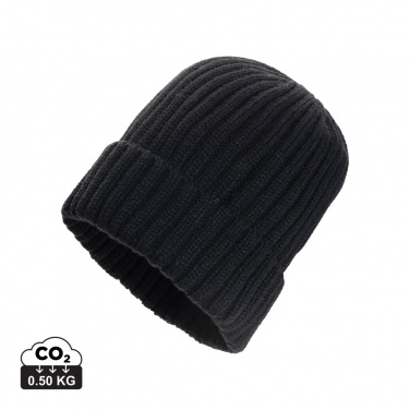Logotrade corporate gift picture of: Kennedi AWARE™ Polylana® beanie with large rib