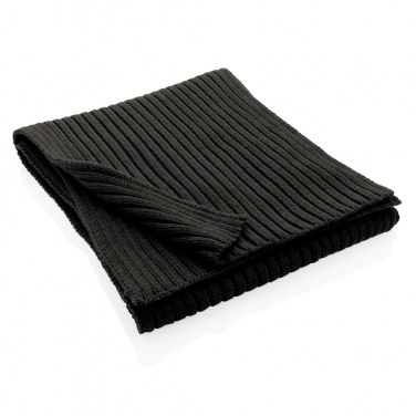 Logotrade advertising product picture of: Impact AWARE™ Polylana® knitted scarf 180 x 25cm