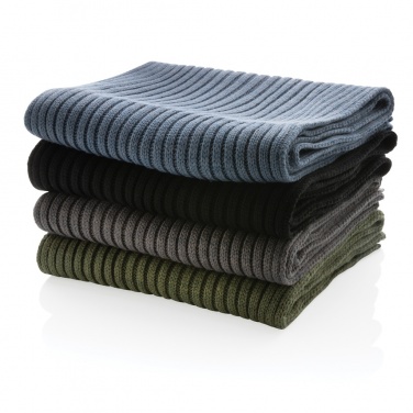 Logotrade promotional product image of: Impact AWARE™ Polylana® knitted scarf 180 x 25cm