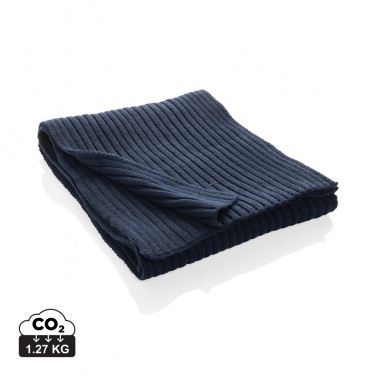 Logo trade promotional gifts image of: Impact AWARE™ Polylana® knitted scarf 180 x 25cm