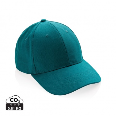 Logo trade promotional merchandise photo of: Impact 6 panel 280gr Recycled cotton cap with AWARE™ tracer