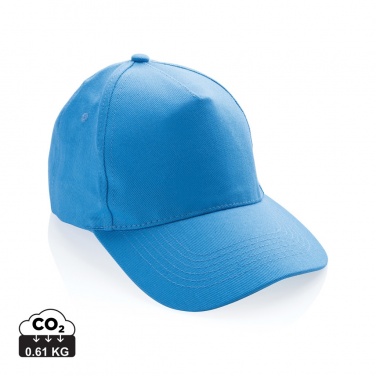 Logotrade corporate gift image of: Impact 5panel 280gr Recycled cotton cap with AWARE™ tracer