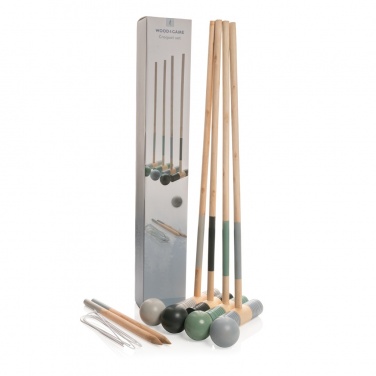 Logotrade promotional giveaways photo of: Wooden croquet set