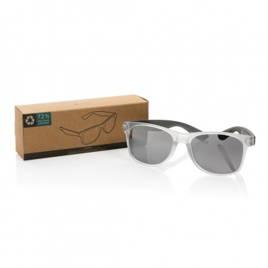Logo trade promotional items picture of: Gleam RCS recycled PC mirror lens sunglasses