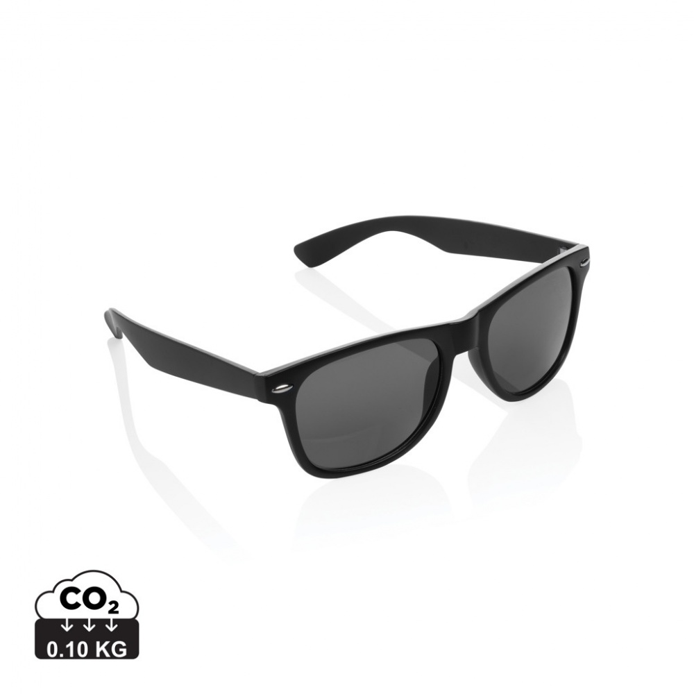Logotrade promotional giveaway image of: GRS recycled PC plastic sunglasses