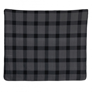Logo trade promotional products picture of: Soft plaid fleece blanket