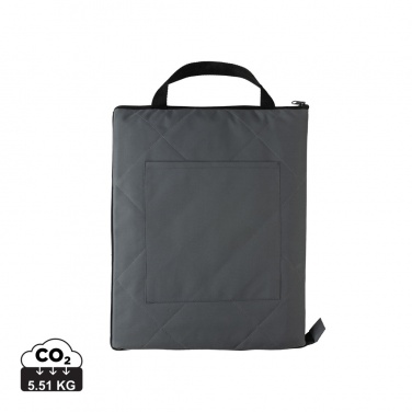 Logotrade promotional gift picture of: Impact Aware™ RPET foldable quilted picnic blanket