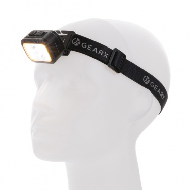 Logotrade promotional gift picture of: Gear X RCS rPlastic heavy duty head torch