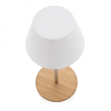 Logo trade promotional merchandise photo of: Pure Glow RCS usb-rechargeable recycled plastic table lamp