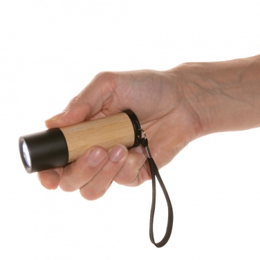 Logotrade promotional merchandise image of: Bamboo and RCS certfied recycled plastic torch