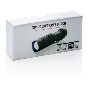 Logotrade promotional product picture of: 3W pocket CREE torch