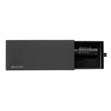 Logo trade corporate gifts image of: Gear X USB re-chargeable torch