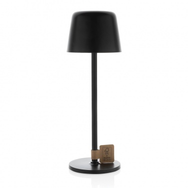 Logotrade business gift image of: Zenic RCS recycled plastic USB re-chargable table lamp
