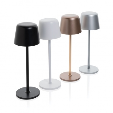 Logotrade promotional merchandise picture of: Zenic RCS recycled plastic USB re-chargable table lamp