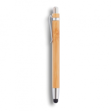 Logo trade corporate gifts image of: Bamboo stylus pen