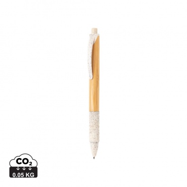 Logotrade promotional giveaway image of: Bamboo & wheat straw pen