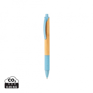 Logo trade promotional item photo of: Bamboo & wheat straw pen