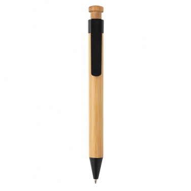 Logotrade business gifts photo of: Bamboo pen with wheatstraw clip