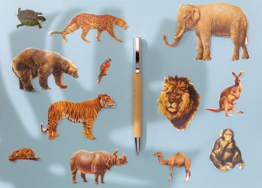 Logo trade advertising products picture of: Modern bamboo pen