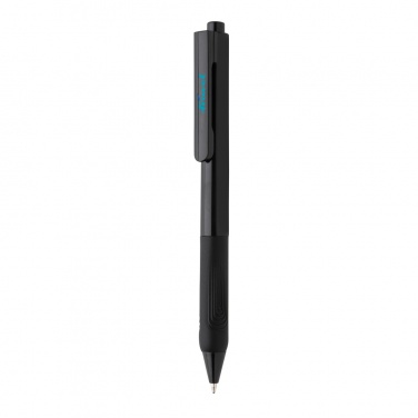 Logotrade promotional giveaway picture of: X9 solid pen with silicone grip