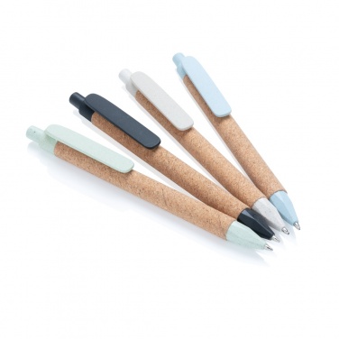 Logotrade promotional merchandise image of: Write wheatstraw and cork pen