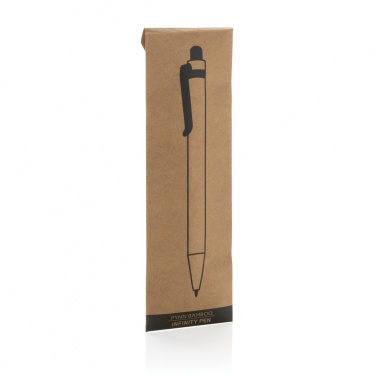 Logotrade promotional gift image of: Pynn bamboo infinity pen
