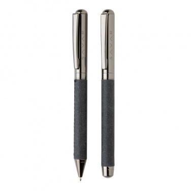 Logotrade business gift image of: Recycled leather pen set