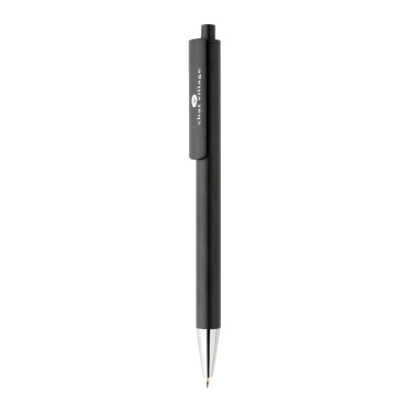 Logo trade promotional merchandise photo of: Amisk RCS certified recycled aluminum pen