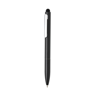 Logotrade advertising product image of: Kymi RCS certified recycled aluminium pen with stylus
