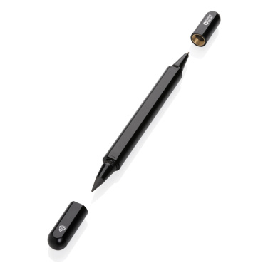 Logotrade promotional items photo of: Swiss Peak Storm RCS recycled aluminum dual tip pen
