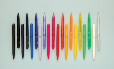 Logotrade promotional giveaways photo of: Devin GRS certified RABS pen transparent