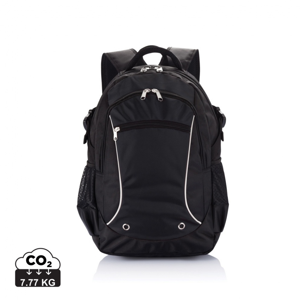Logo trade promotional giveaway photo of: Denver laptop backpack PVC free