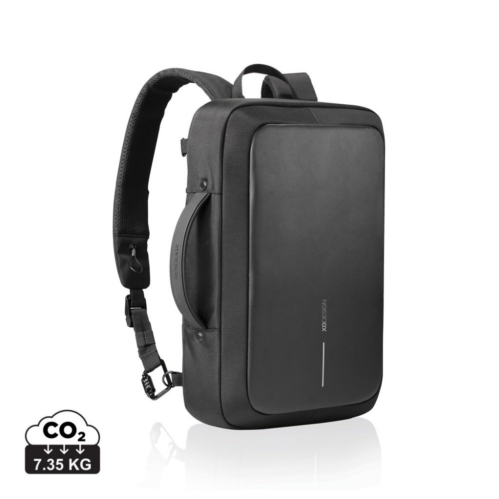 Logo trade corporate gifts picture of: Bobby Bizz 2.0 anti-theft backpack & briefcase