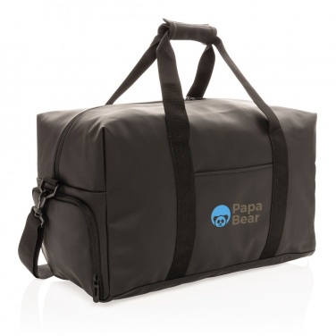 Logo trade corporate gifts image of: Smooth PU weekend duffle