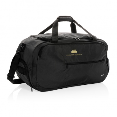 Logo trade promotional merchandise photo of: Swiss Peak AWARE™ RPET sports duffel bag