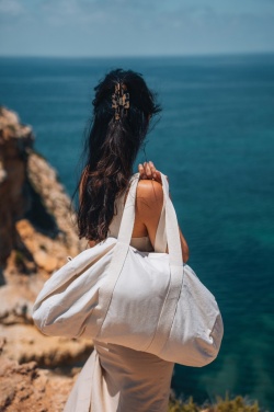 Logotrade promotional gift image of: Impact Aware™ 285gsm rcanvas duffel bag undyed