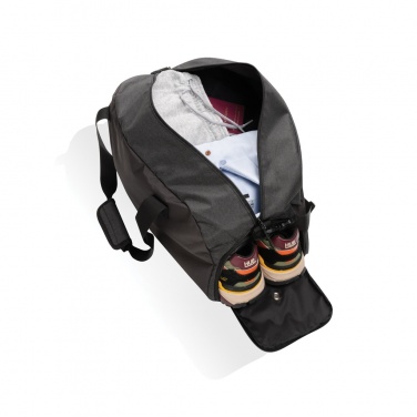 Logo trade business gift photo of: Kazu AWARE™ RPET basic weekend duffel